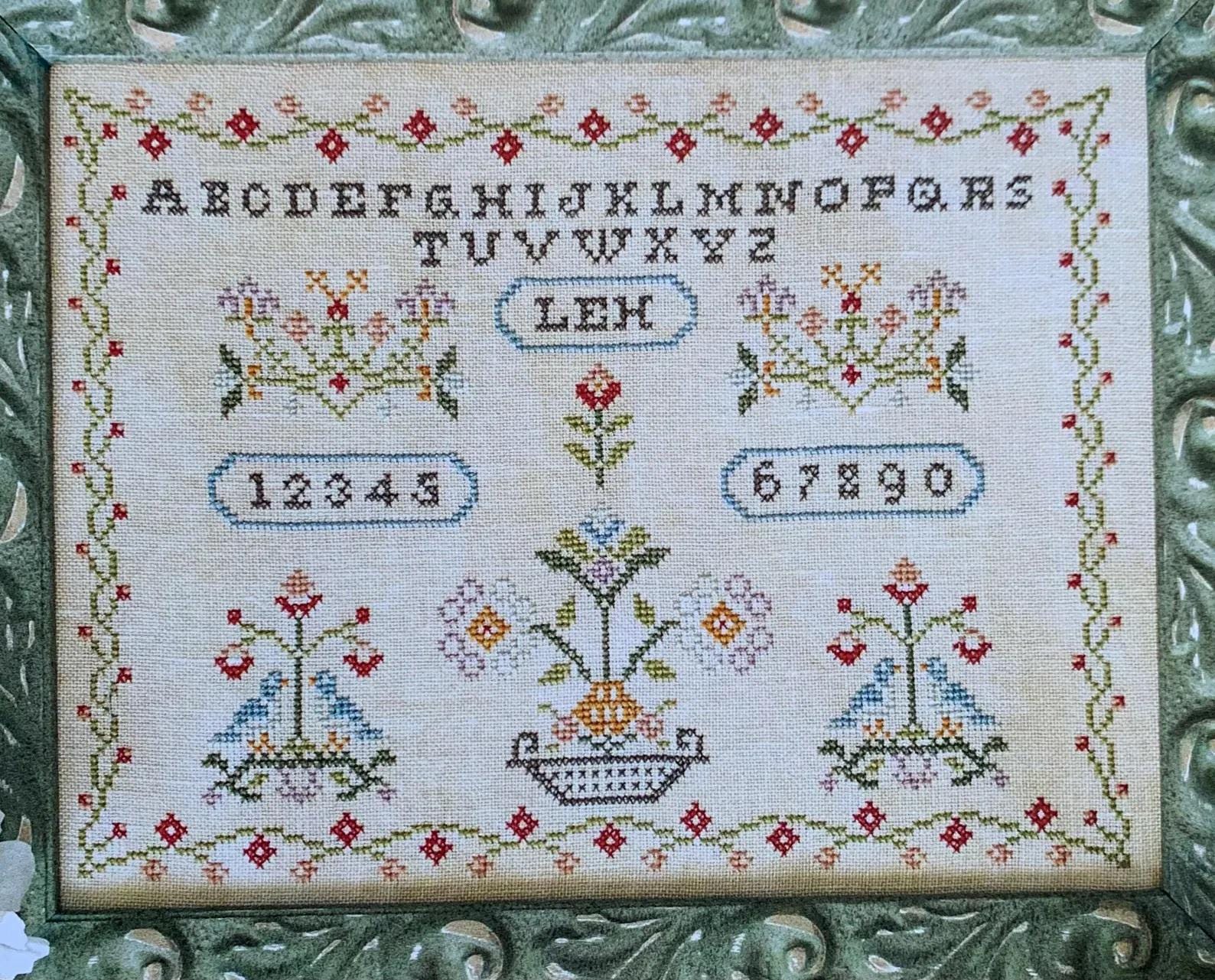 Bee In My Bonnet Co. "Vintage Sampler" by Lori Holt of Bee in my Bonnet, Chart, Pattern Only