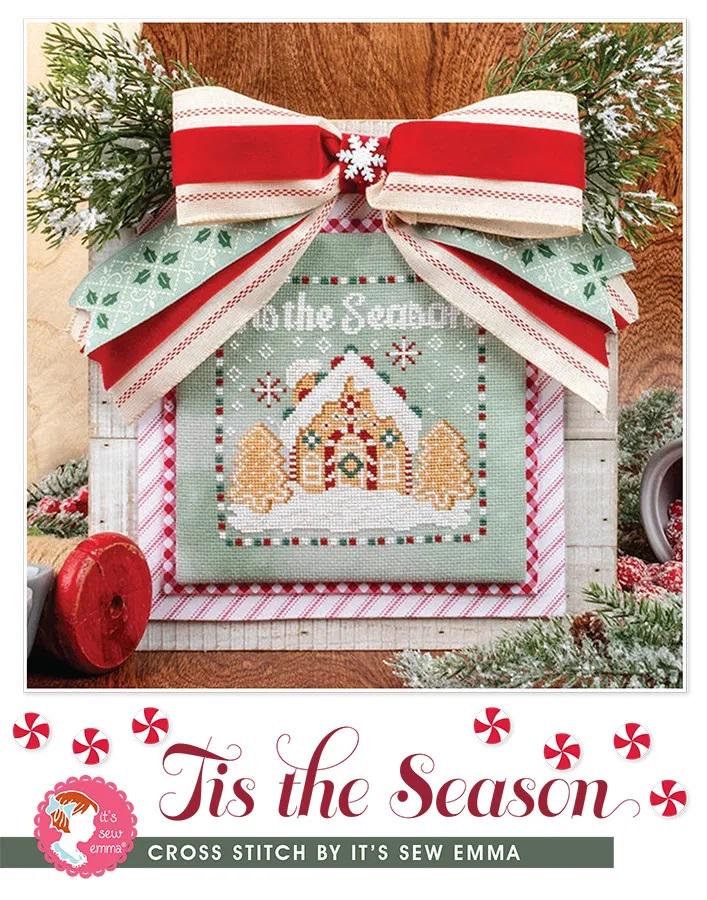 It's So Emma Stitchery "Tis The Season" by Lori Holt of Bee in my Bonnet, Chart, Pattern Only