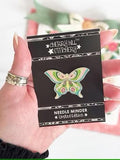 CHERRY HILL STITCHERY "Luna Magnetic Needle Minder"  Limited Edition Butterfly, Durable Hard Enamel
