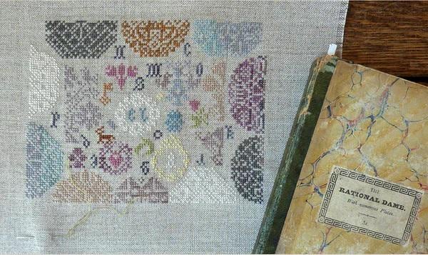 Stitchybox Samplers "Elisabeth (Vierlande Sisters #4) Sampler" Counted Cross Stitch Pattern, Chart, Reproduction Sampler, Pattern Only