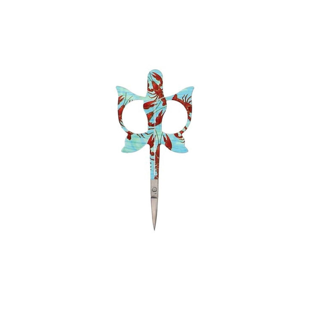 BOHIN Embroidery Fancy Scissors - "Sea World Collection - Lobster" 4" Long, Imported From Bohin France