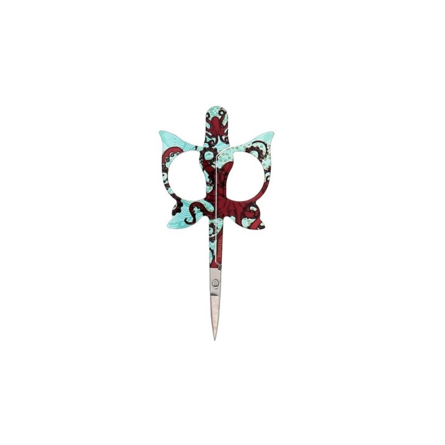 BOHIN Embroidery Fancy Scissors - "Sea World Collection - Octopus" 4" Long, Imported From Bohin France