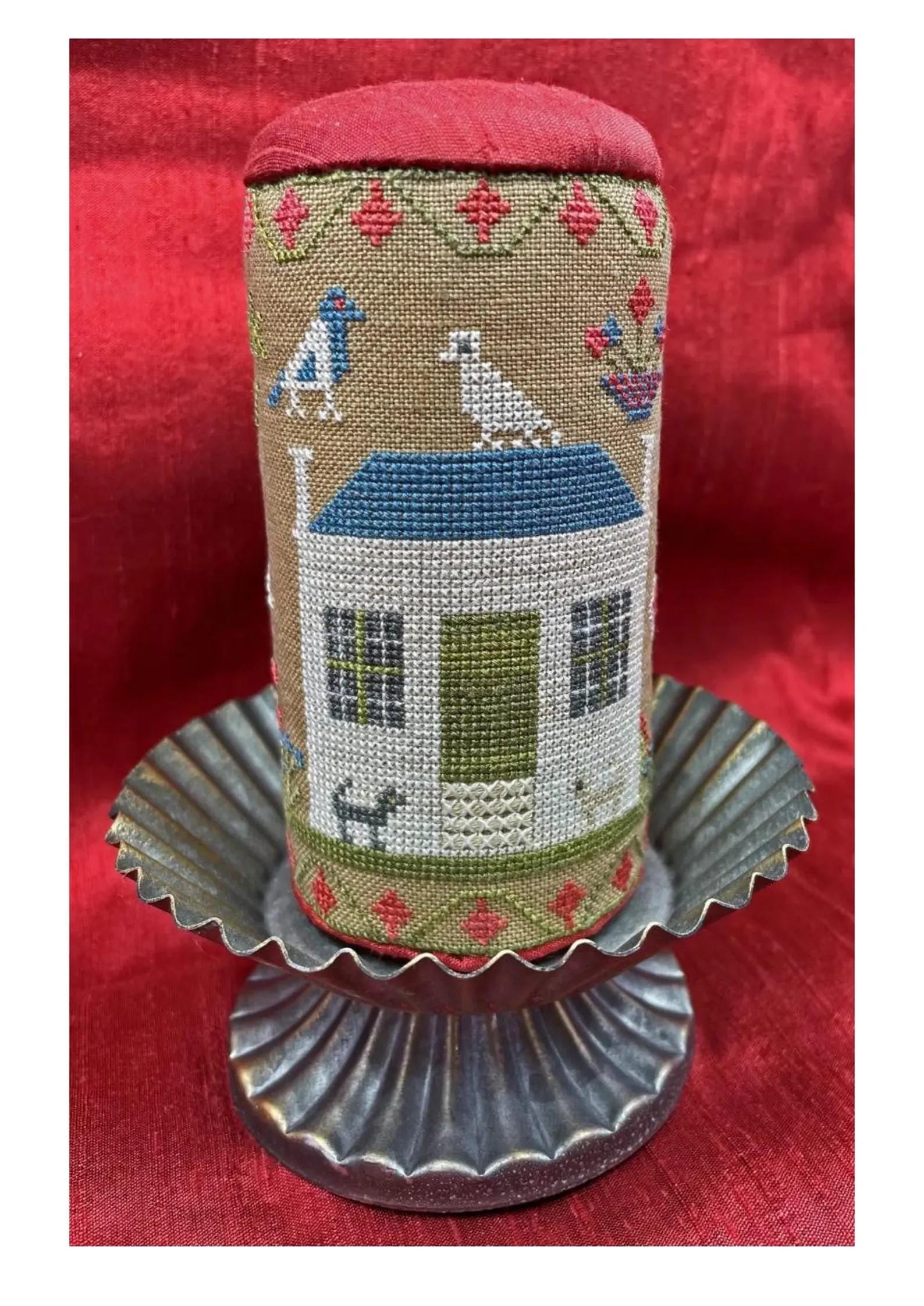 NEEDLEMADE DESIGNS "Scottish Garden Pin Drum" Counted Cross Stitch Pattern, Nashville Needlemarket 2025, Pattern Only
