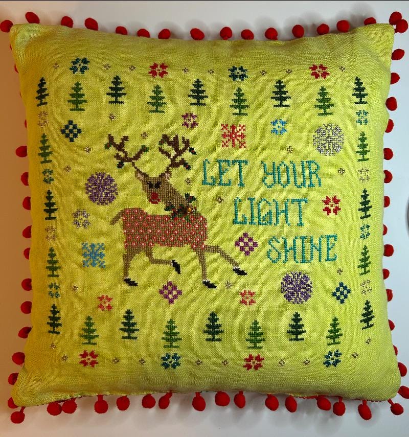 MONTICELLO STITCHES "Let Your Light Shine" Counted Cross Stitch Pattern, Chart, Nashville Needlework Market 2025, Pattern Only