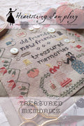 HEARTSTRING SAMPLERY "Treasured Memories" Counted Cross Stitch Pattern, Chart, Sampler, 2025 Nashville Market, Pattern Only