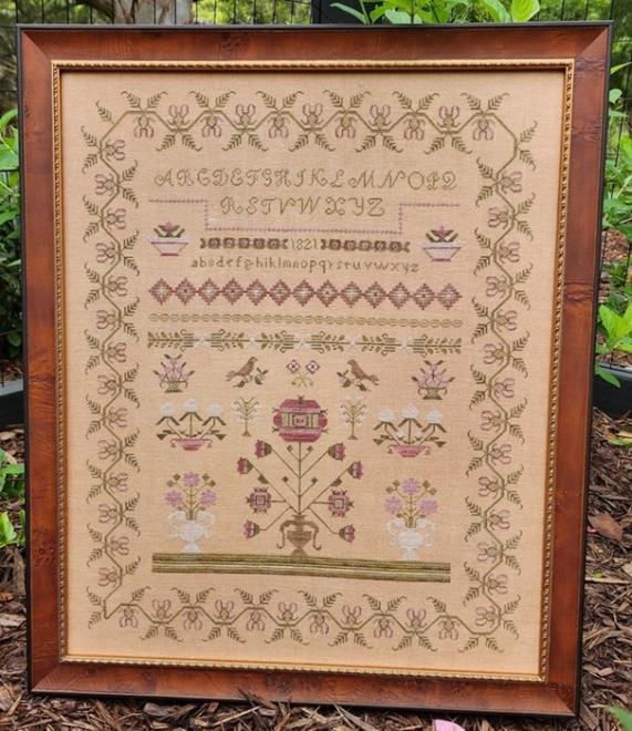SAMPLERS NOT FORGOTTEN "Lenten Rose" Counted Cross Stitch Pattern, Market 2025
