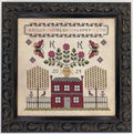 FOX AND RABBIT "Butterflies and Blooms" Counted Cross Stitch Pattern, Sampler, Chart, Pattern Only