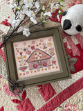 Pansy Patch Quilts and Stitchery "Spring Quilt Barn" Counted Cross Stitch Pattern, Spring, Flowers, Pattern Only