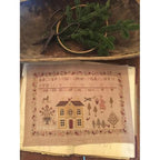 STACY NASH PRIMITIVES "Gathering the Greens Sampler" counted cross stitch pattern, chart, Sampler, Pattern Only