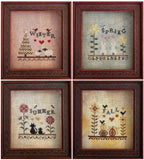 HAYSTACK STITCHING "Seasons" Counted Cross Stitch Pattern, Chart, Nashville Market 2025, Pattern Only