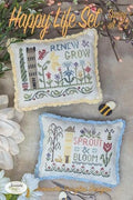JEANNETTE DOUGLAS DESIGNS "Happy Life Set - Spring #2", Counted Cross Stitch Pattern, Nashville Needlework Market 2025, Pattern Only
