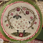 JEANNETTE DOUGLAS DESIGNS "Chubby Ewe", Nashville Needlework Market 2025" Counted Cross Stitch Pattern, Chart, Pattern Only
