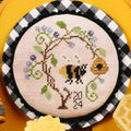 JEANNETTE DOUGLAS DESIGNS "Chubby Bee", Nashville Needlework Market 2024" Counted Cross Stitch Pattern, Chart, Pattern Only