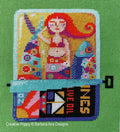 BARBARA ANA DESIGNS "Canned Beauty" Counted Cross Stitch Pattern, Chart, Paper Pattern