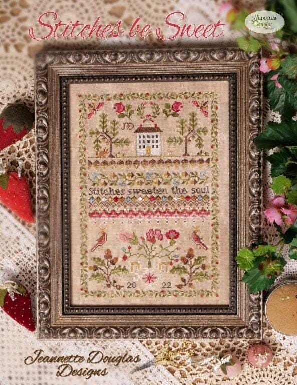 JEANNETTE DOUGLAS DESIGNS "Stitches Be Sweet", Nashville Needlework Market 2025" Counted Cross Stitch Pattern, Chart, Pattern Only