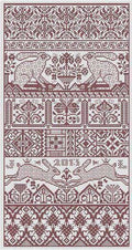 LONG DOG SAMPLERS "Hare Presumptive"  Counted Cross Stitch Pattern  Sampler, Chart, Pattern Only