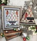 HELLO From Liz Mathews "Twelfth Day of Christmas Sampler & Tree" Counted Cross Stitch Pattern, Chart, Pattern Only