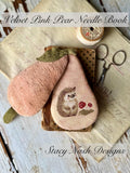 STACY NASH DESIGNS "Velvet Pink Pear Needle Book" Counted Cross Stitch Pattern, Chart, Sampler, Nashville Market 2025, Pattern Only