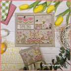 Crocette A Gogo  "Spring Notes"  Counted Cross Stitch Chart  Easter  Pattern Only
