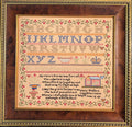 CROSS STITCH ANTIQUES "Mary Wallace 1847" Counted Cross Stitch Pattern, Antique Sampler Reproduction, Nashville Market 2025, Pattern Only