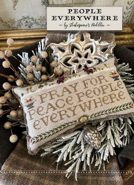 SHAKESPEARE'S PEDDLER "People Everywhere" Counted Cross Stitch Chart, Nashville Needlework Market 2025, Pattern Only