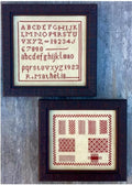 CARDAN ANTIQUES & NEEDLEWORK ~ "Two Lessons In Red" Counted Cross Stitch Pattern, Sampler, Nashville Market 2025 Release, Pattern Only