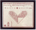 CARDAN ANTIQUES & NEEDLEWORK ~ "Maria Huber 1830" Counted Cross Stitch Pattern, Sampler, Nashville Market 2025 Release, Pattern Only