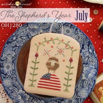 OCTOBER HOUSE "The Shepherd's Year" Counted Cross Stitch Pattern, Nashville Needlework Market 2025, Pattern Only