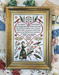 KATHY BARRICK "Affection & Duty Sampler" Counted Cross Stitch Pattern, Chart, Pattern Only
