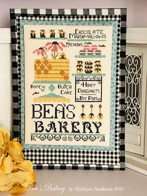 KIRALYNS NEEDLEARTS "Bea's Bakery" Counted Cross Stitch Pattern, Series, Pattern Only