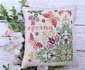 JAN HICKS CREATES! "Springtime Sunshine" Counted Cross Stitch Pattern, Chart, Sampler, Pattern Only