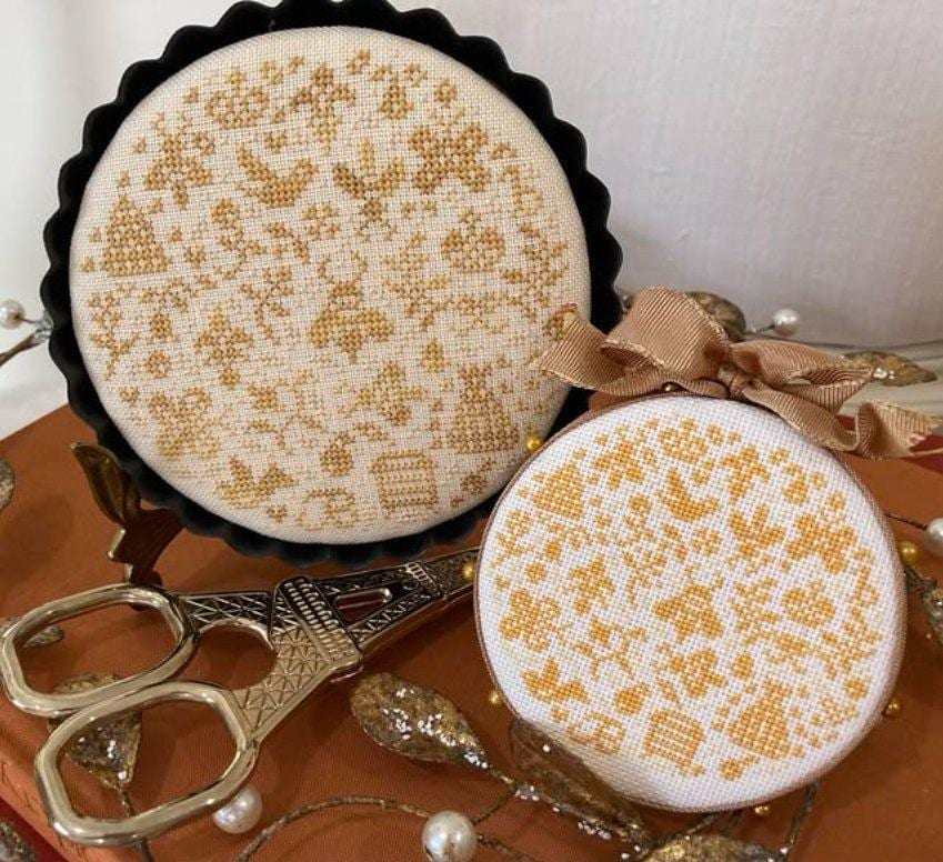 JBW DESIGNS "A-Round Bees" Counted Cross Stitch Pattern, Chart, Market 2025, Pattern Only