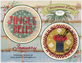 JEANNETTE DOUGLAS DESIGNS "Christmas Dots January" Counted Cross Stitch Pattern, Nashville Needlework Market 2025, Pattern Only