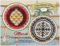 JEANNETTE DOUGLAS DESIGNS "Christmas Dots March" Counted Cross Stitch Pattern, Nashville Needlework Market 2025, Pattern Only
