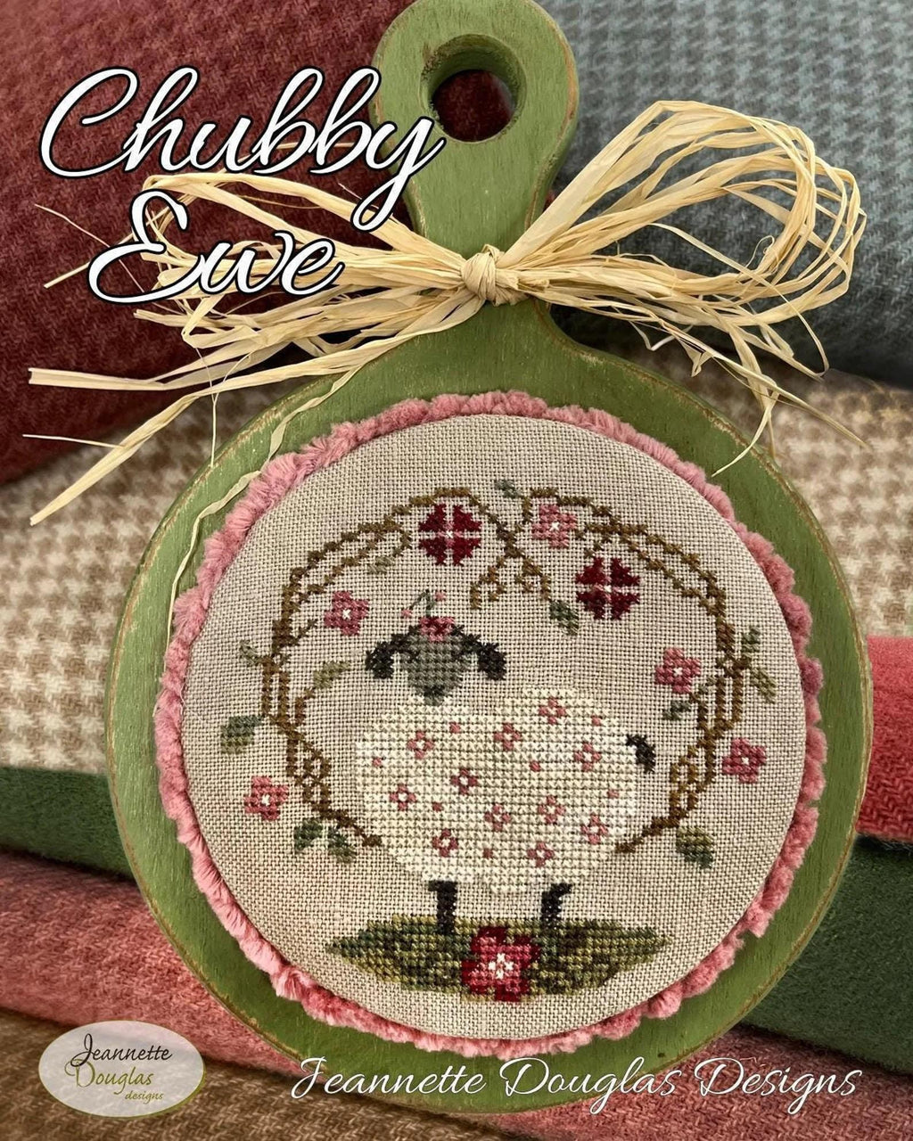 JEANNETTE DOUGLAS DESIGNS "Chubby Ewe", Nashville Needlework Market 2025" Counted Cross Stitch Pattern, Chart, Pattern Only