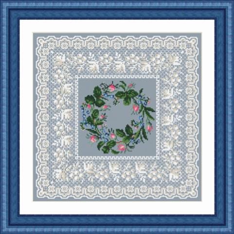 Reflets de Soie ~ Ne moubliez pas ~ Counted Cross Stitch Pattern, Chart, French Sampler Revisited, Maison Choisel, Pattern Only