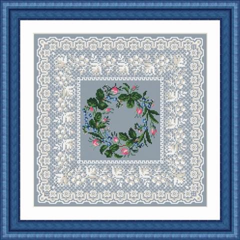 Reflets de Soie ~ Ne moubliez pas ~ Counted Cross Stitch Pattern, Chart, French Sampler Revisited, Maison Choisel, Pattern Only