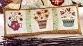 Blueberry Ridge Design "The Potting Bench #1" Counted Cross Stitch Pattern, Flowers & Pots, Pattern Only