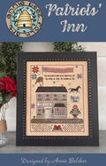 ANNIE BEEZ Folk Art "Patriot's Inn" Counted Cross Stitch Pattern, Sampler, 2025 Nashville Market Release, Chart, Pattern Only