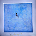 AuryTM "Quaker Snowtime" Counted Cross Stitch Pattern, Winter, Snowflakes, Quaker, Pattern Only