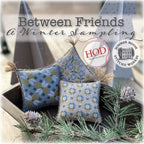 HANDS ON DESIGN "Between Friends - A Winter Sampling (8 Projects)" Counted Cross Stitch Patterns, Nashville Market 2025, Pattern Only
