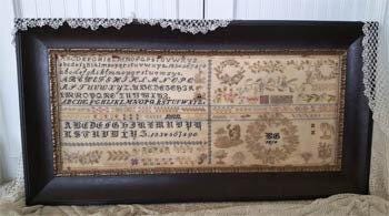Samplers Not Forgotten "BG 1874" Counted Cross Stitch Pattern, Chart, Pattern Only