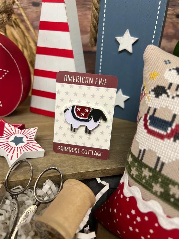 PRIMROSE COTTAGE STITCHES "American Ewe Needle Minder"