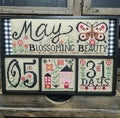 QUAINT ROSE NEEDLEARTS "May Blossom Beauty" Counted Cross Stitch Pattern, Sampler, Chart, Nashville Needlework Market 2025, Pattern Only