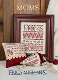 ERICA MICHAELS "MOMS"  Counted Cross Stitch Pattern  Chart, 3 Patterns, Pattern Only