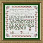 Reflets de Soie ~ Marguerite Bayard 1888 ~ Counted Cross Stitch Pattern, Chart, French Sampler Revisited, Maison Choisel, Pattern Only