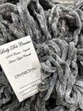 CHARCOAL ~ CHENILLE TRIM by Lady Dot Creates  3 Yards  Hand-Dyed Chenille  100% Cotton  Finishing  Craft Project Trim