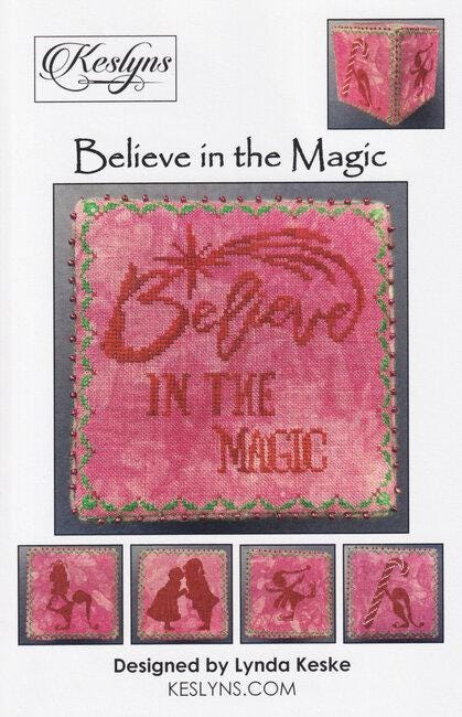 KESLYNS "Believe In The Magic" Counted Cross Stitch Pattern, Chart, Pattern Only