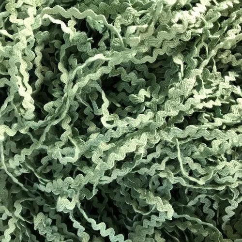 ALGAE ~ Rick Rack Trim by Lady Dot Creates  3 Continuous Yards  7/32" Wide  Hand-Dyed  100% Cotton  Finishing  Craft Project Trim