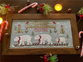 FLOSSABILITIES "Polar Bear Express"  Counted Cross Stitch Pattern  Chart, Christmas, Pattern Only